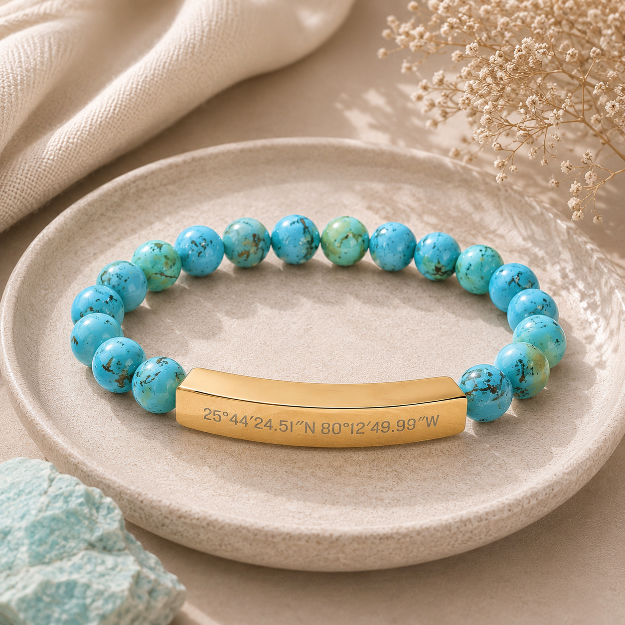 The Place I Carry Beaded Bracelet