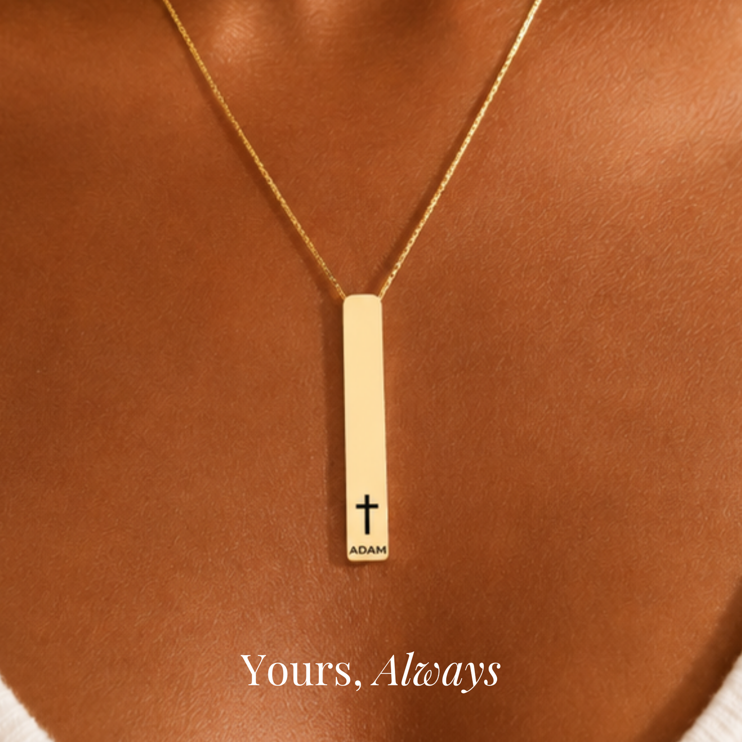 The Faith & Memory Bar Necklace