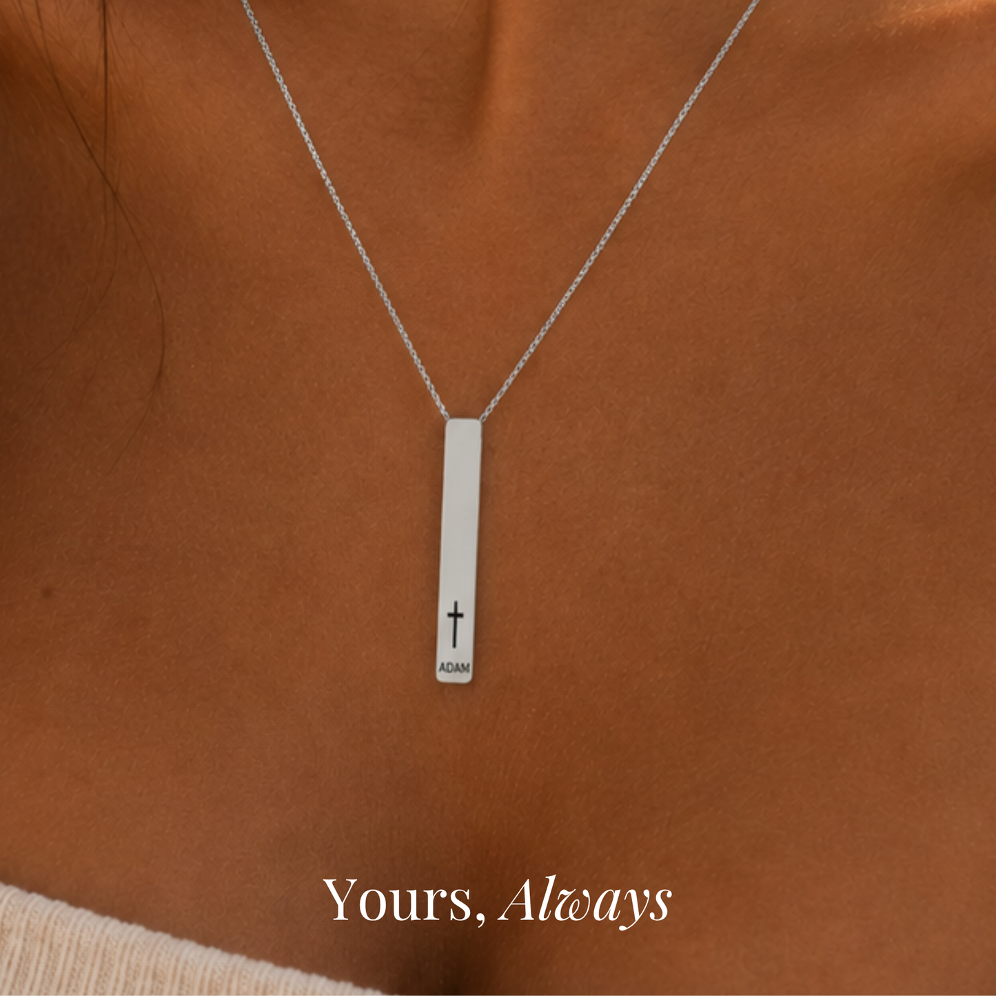 The Faith & Memory Bar Necklace