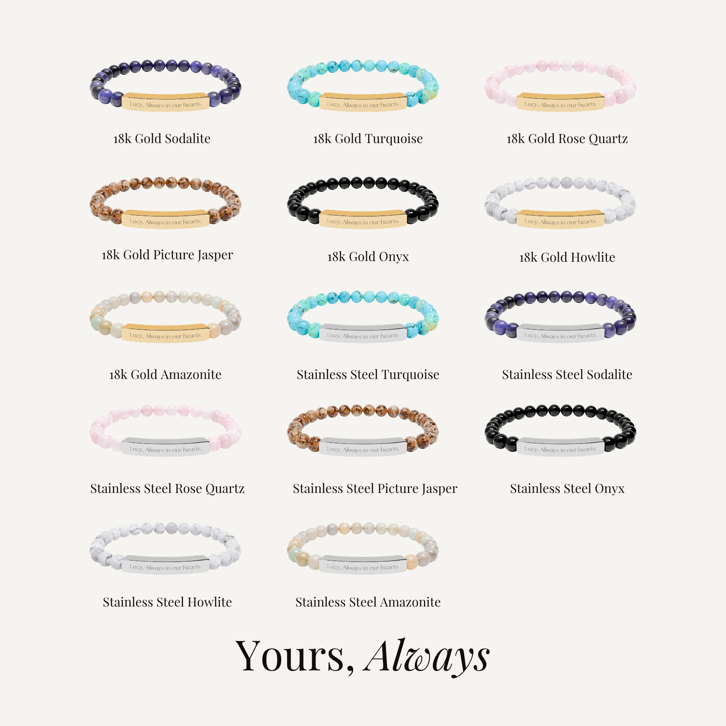 The Forever Remembered Beaded Bracelet