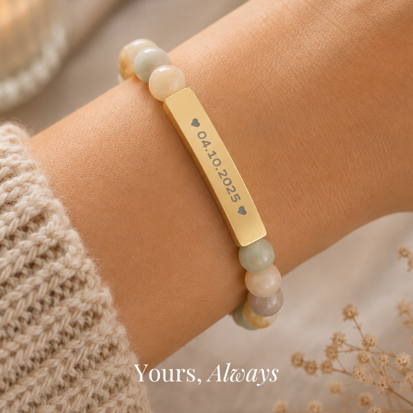 The Angel Date Beaded Bracelet
