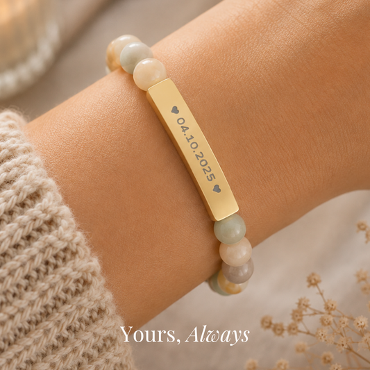 The Angel Date Beaded Bracelet