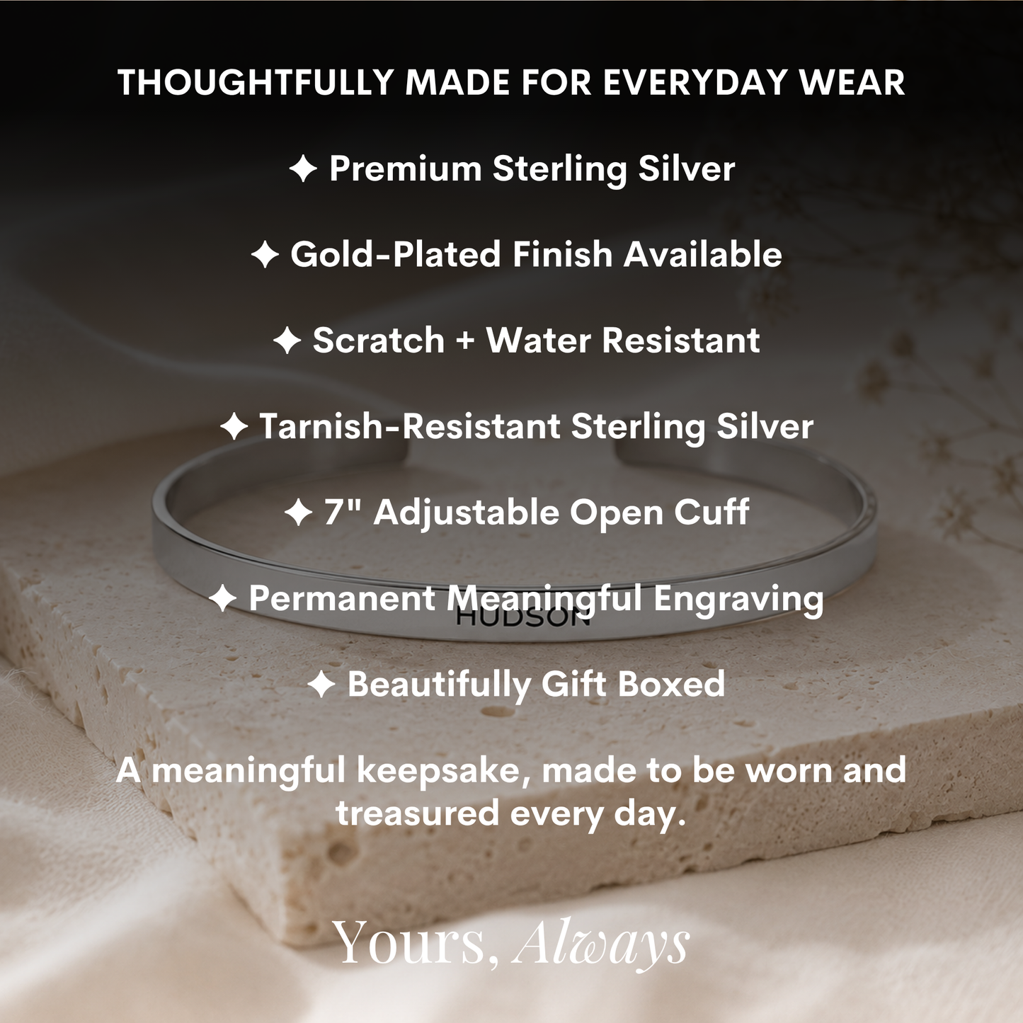 The Little Name Cuff