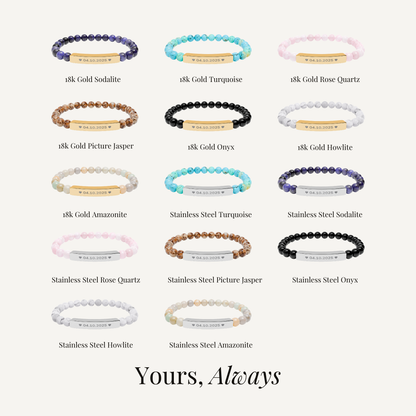 The Date We Hold Beaded Bracelet
