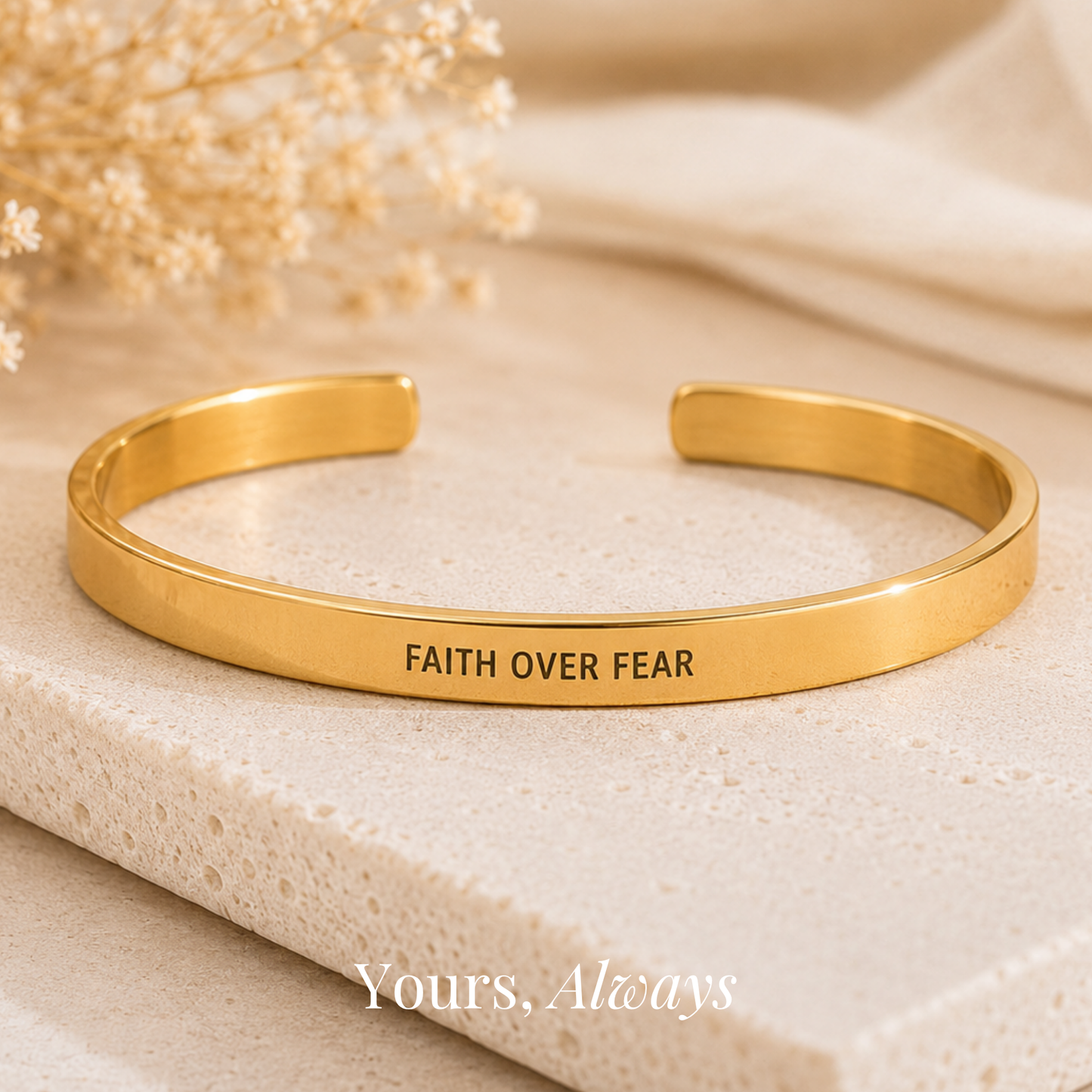 The Faith Over Fear Cuff