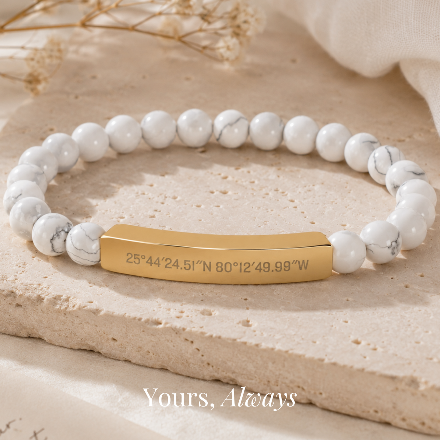The Place I Carry Beaded Bracelet