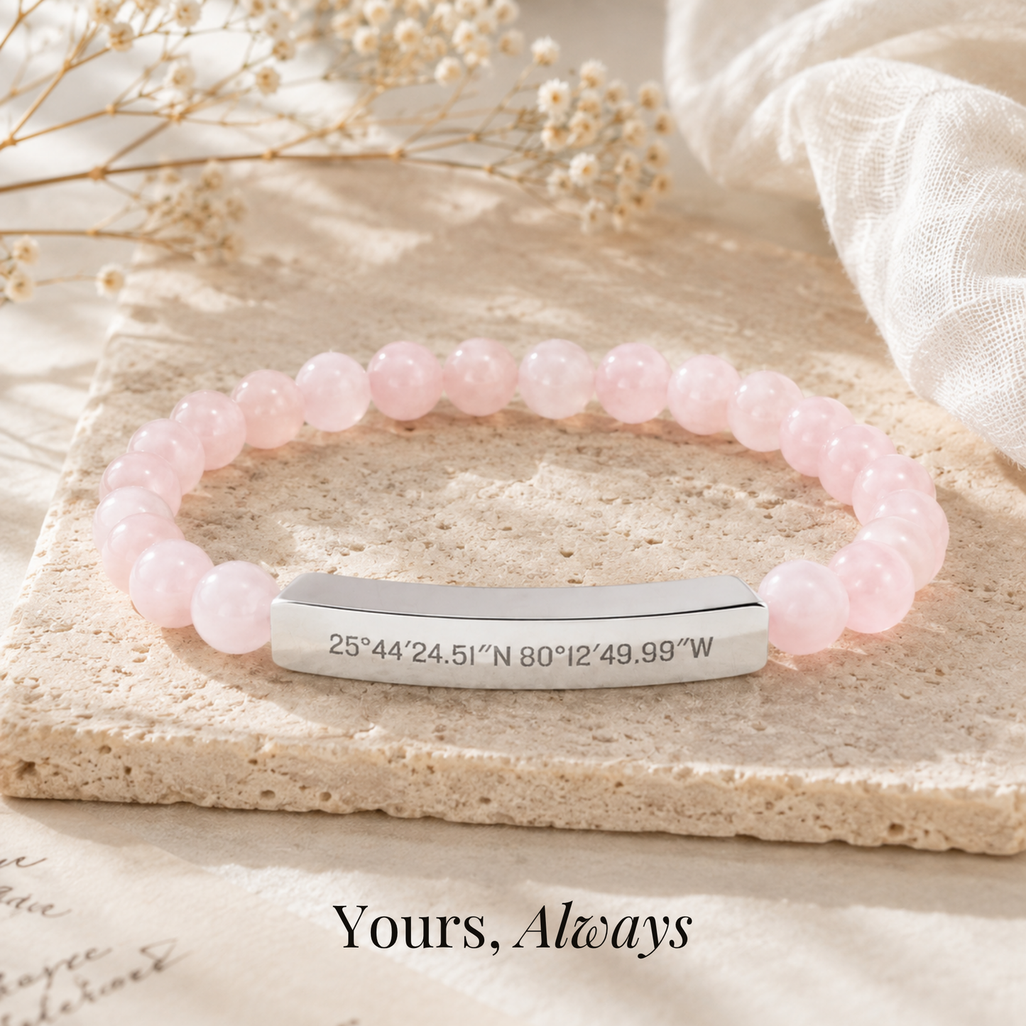 The Place I Carry Beaded Bracelet