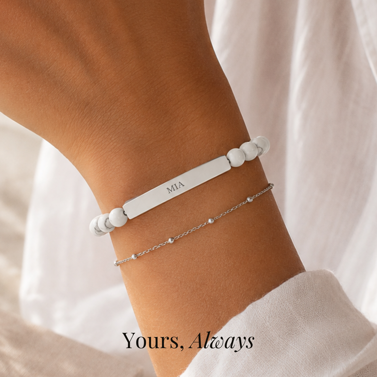 The Name That Matters Beaded Bracelet