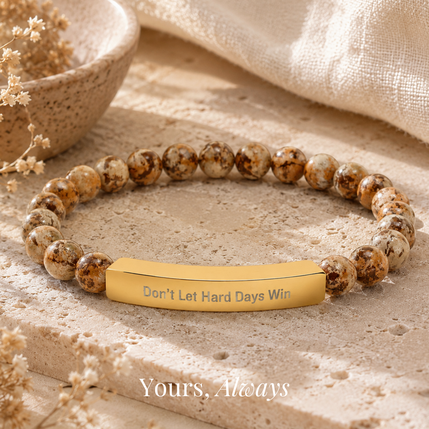 The Keep Going Beaded Bracelet