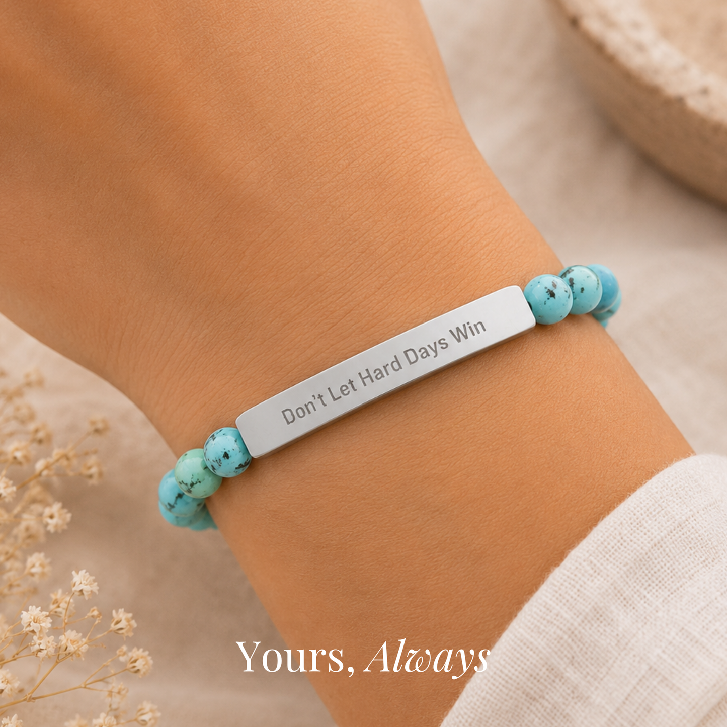 The Keep Going Beaded Bracelet