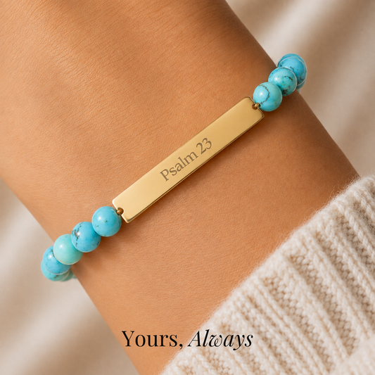 The Psalm 23 Beaded Bracelet