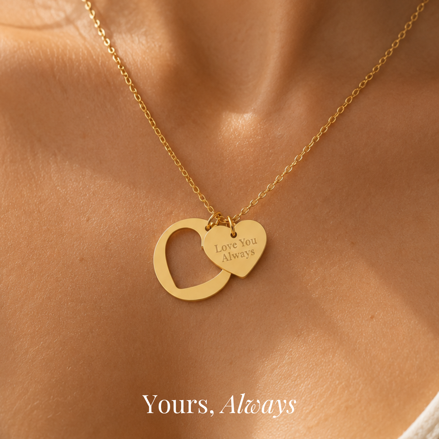 Love You Always Heart Necklace