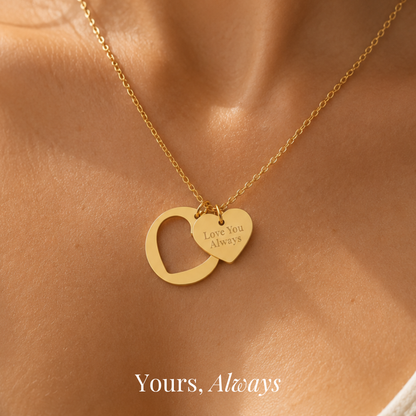 Love You Always Heart Necklace