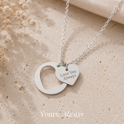 Love You Always Heart Necklace