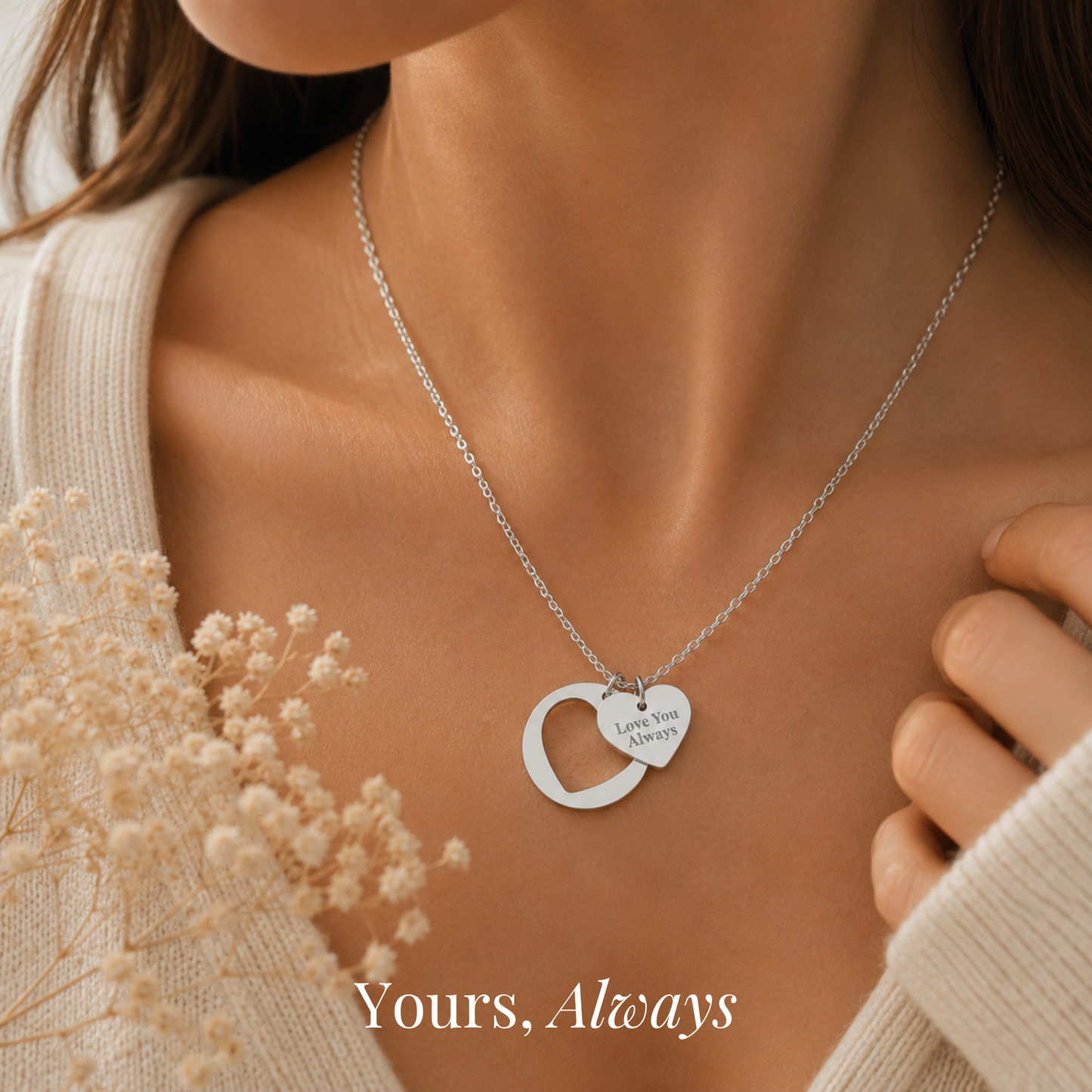 Love You Always Heart Necklace