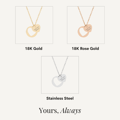 Love You Always Heart Necklace