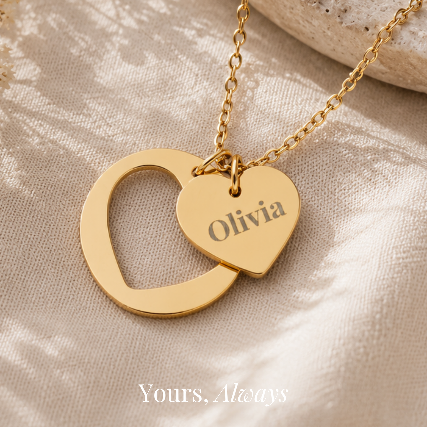 The Name I Carry Heart Necklace