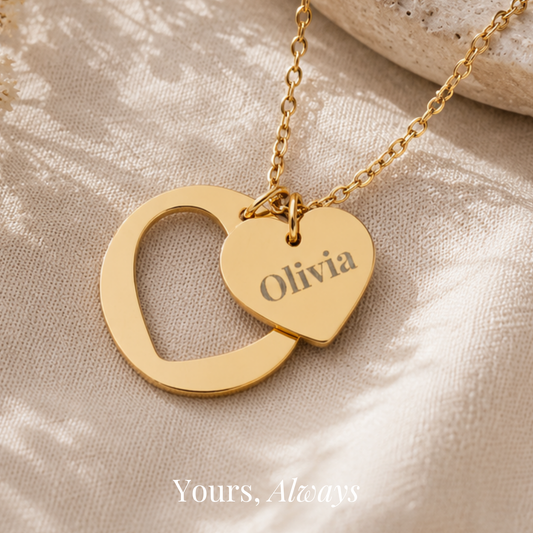 The Name I Carry Heart Necklace