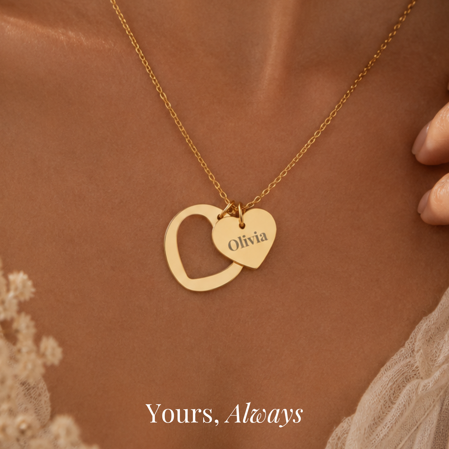 The Name I Carry Heart Necklace
