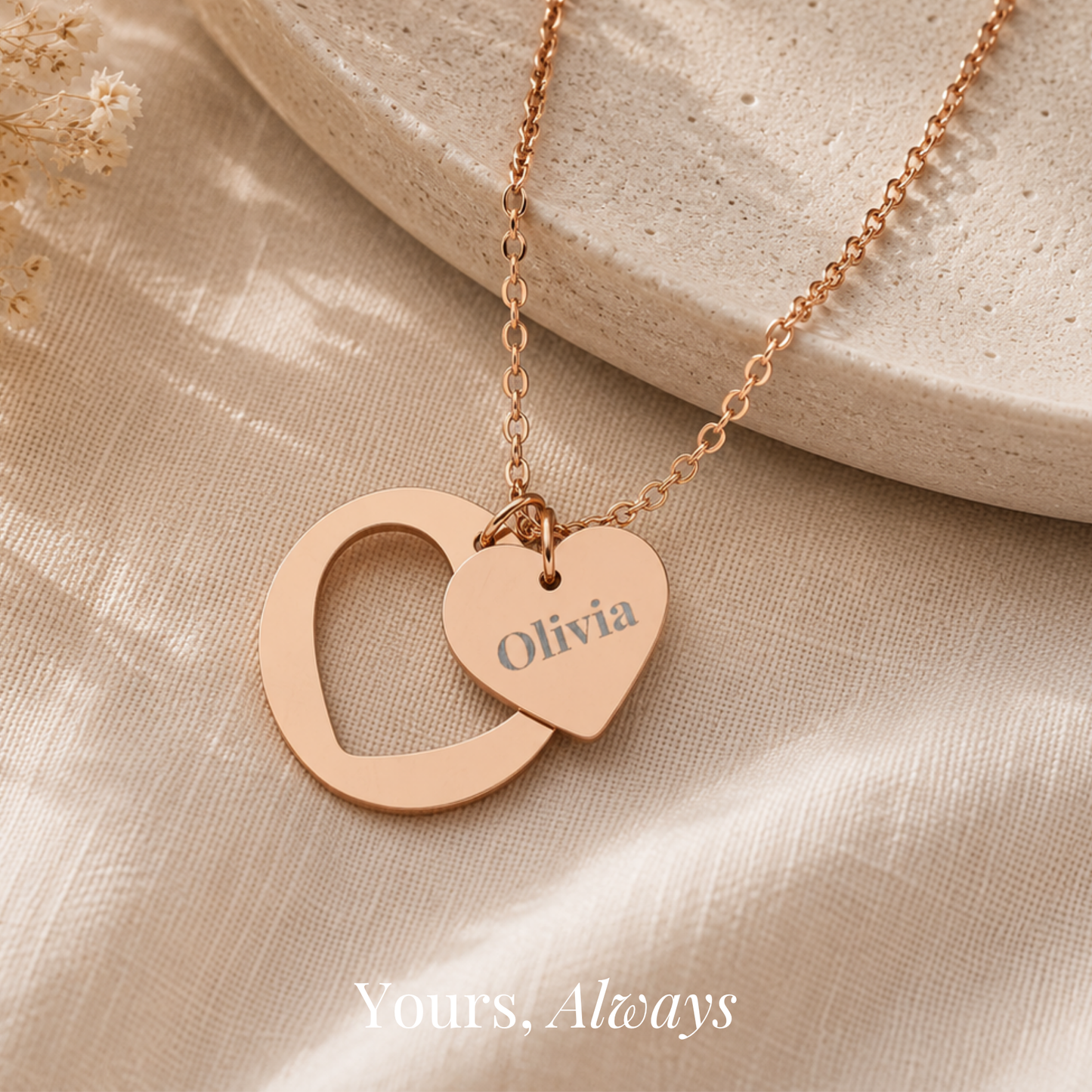 The Name I Carry Heart Necklace