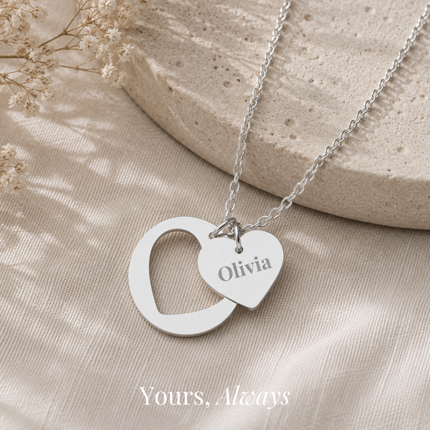 The Name I Carry Heart Necklace