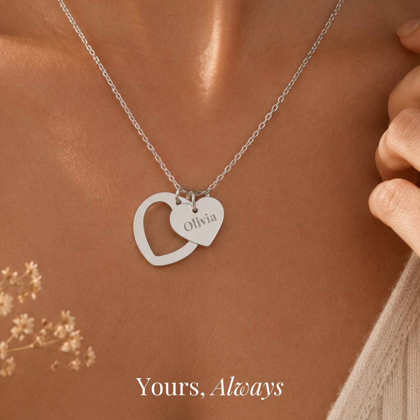The Name I Carry Heart Necklace