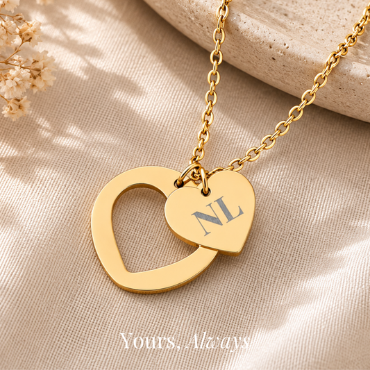 The Initial Heart Necklace