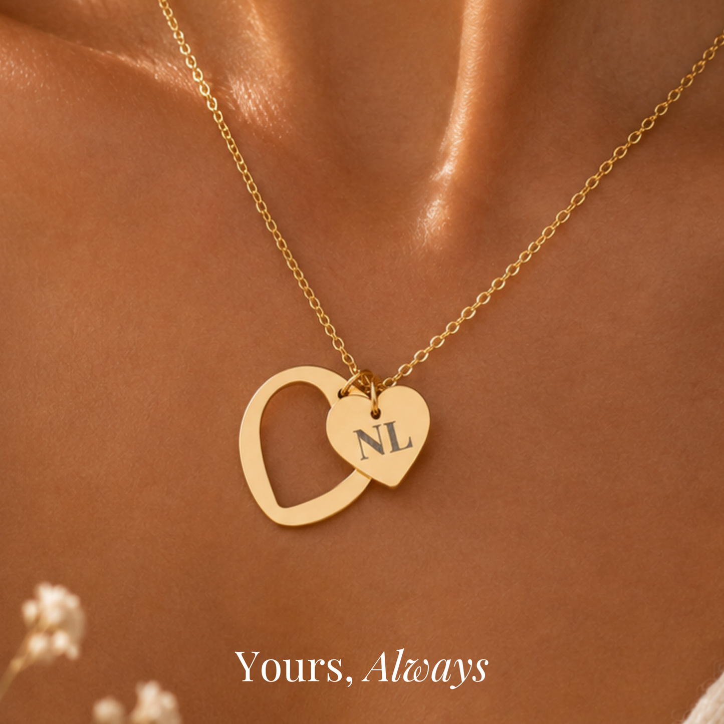 The Initial Heart Necklace
