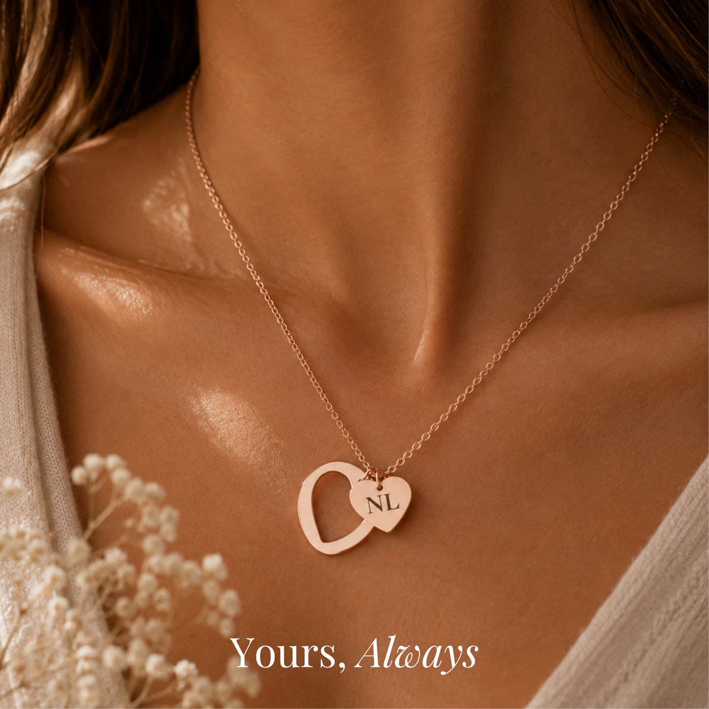 The Initial Heart Necklace