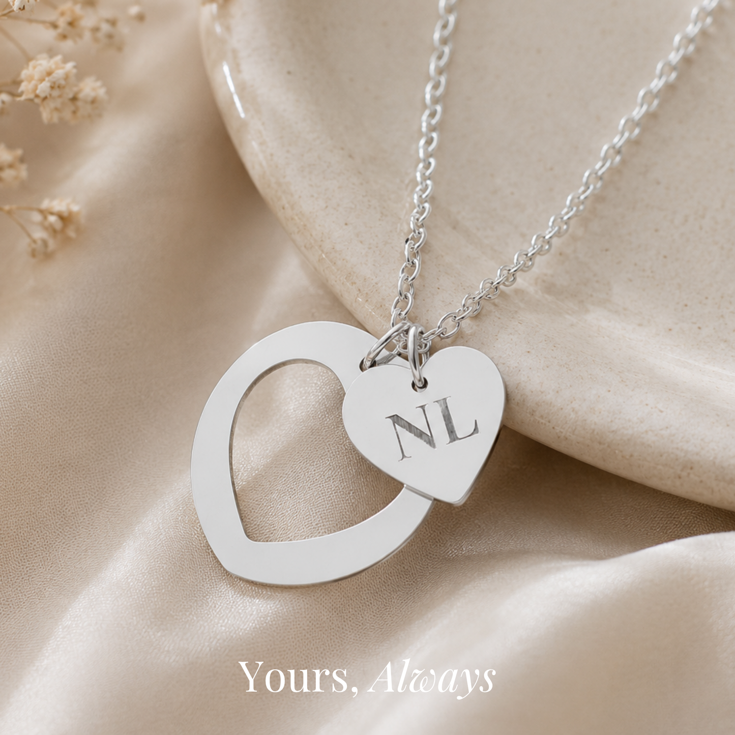 The Initial Heart Necklace