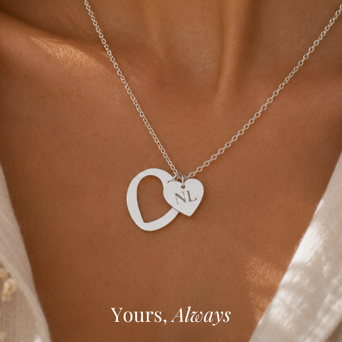 The Initial Heart Necklace