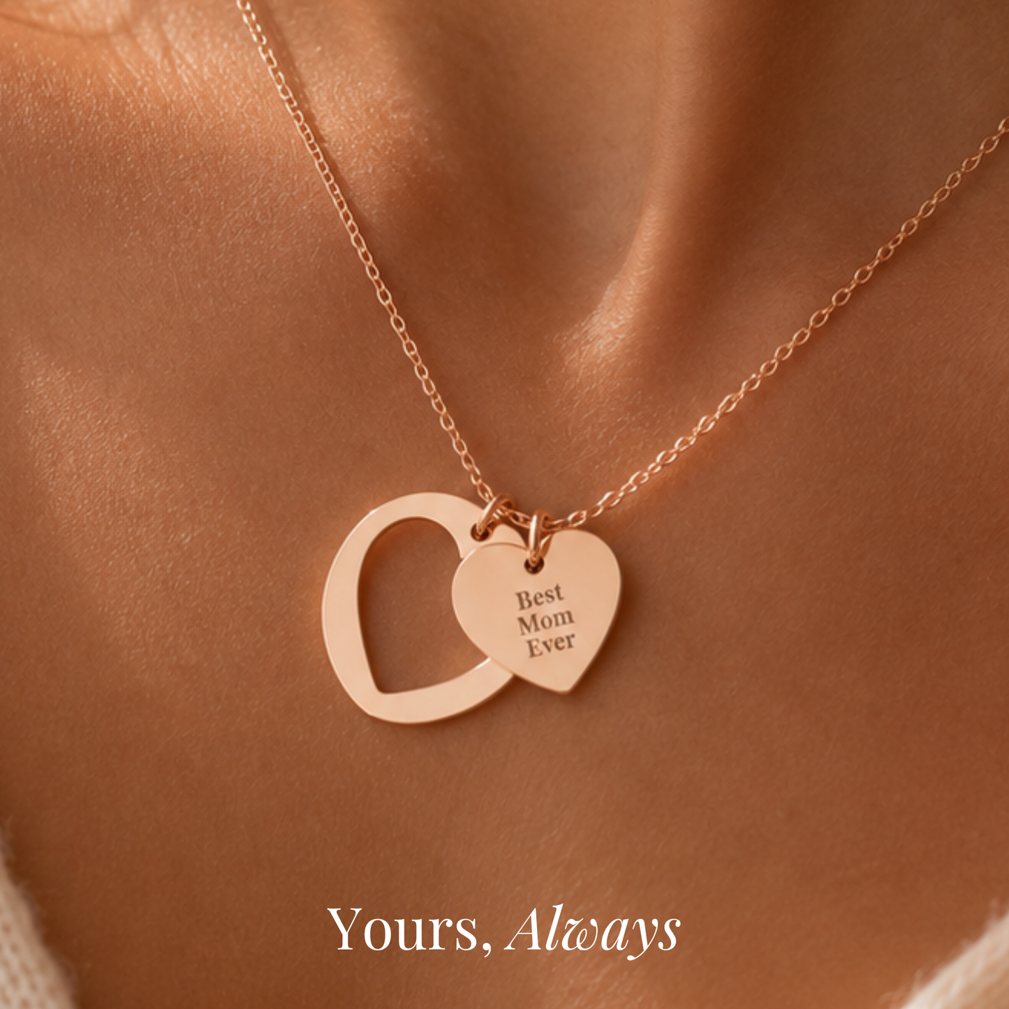 Best Mom Ever Heart Necklace