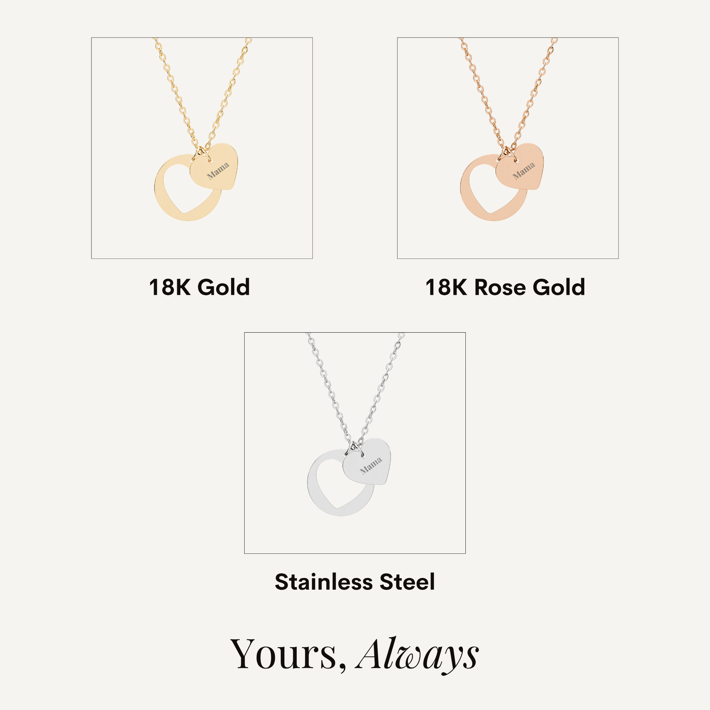 The Mama Heart Necklace