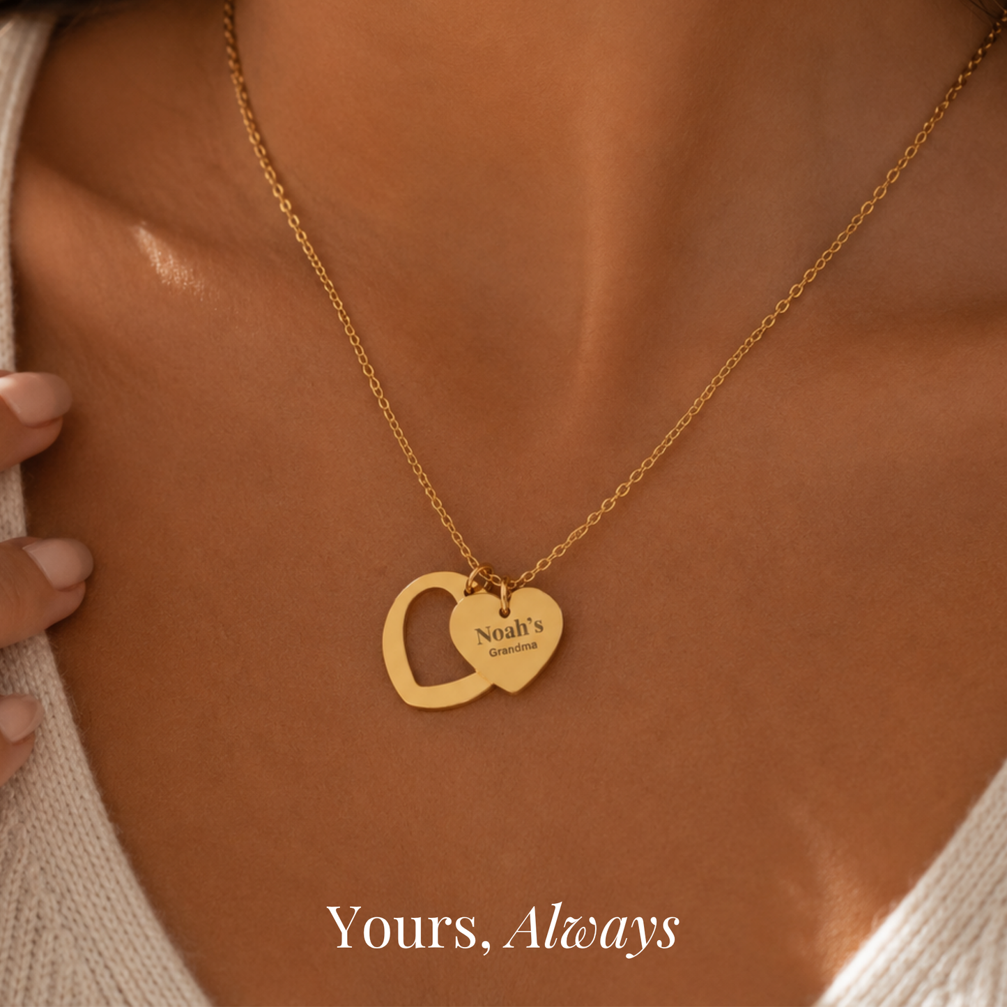 The Grandma Heart Necklace