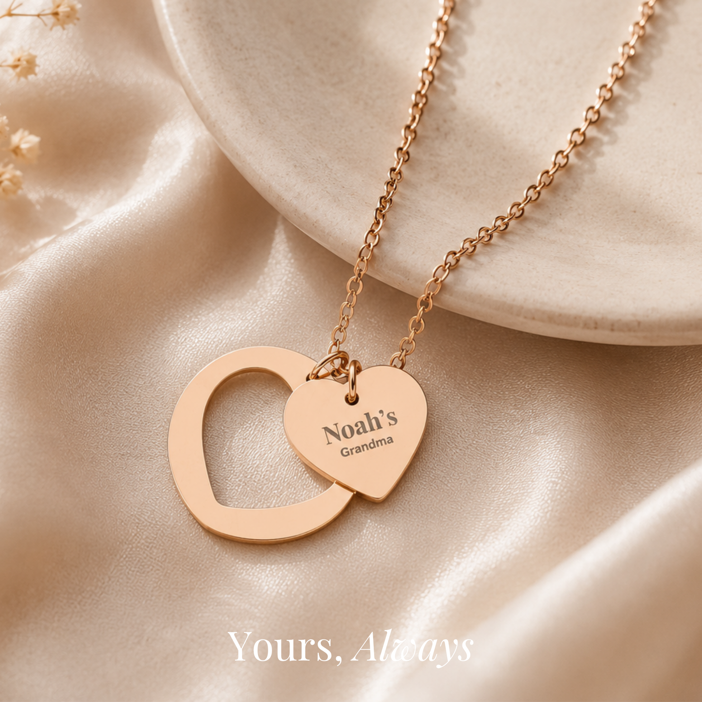 The Grandma Heart Necklace