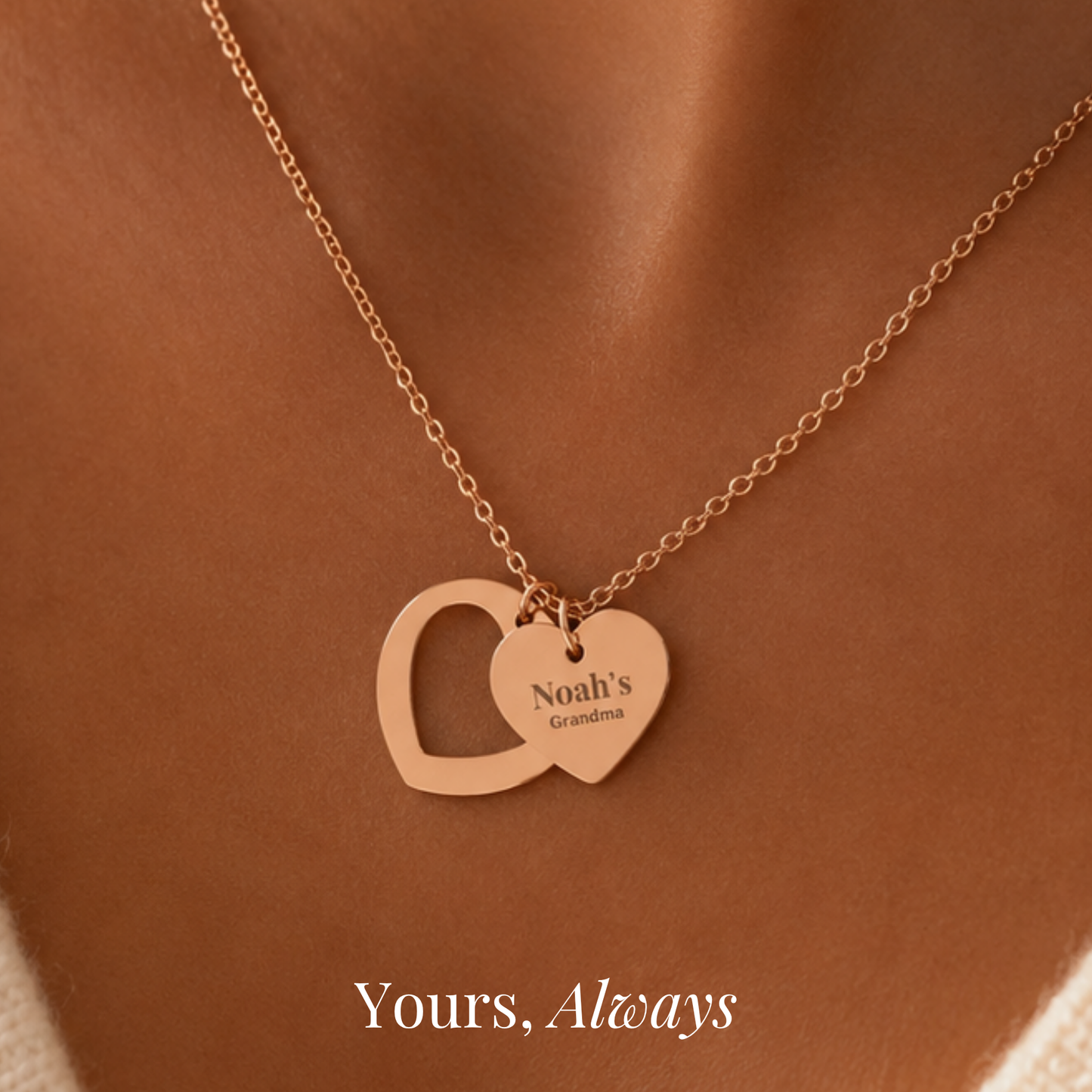 The Grandma Heart Necklace