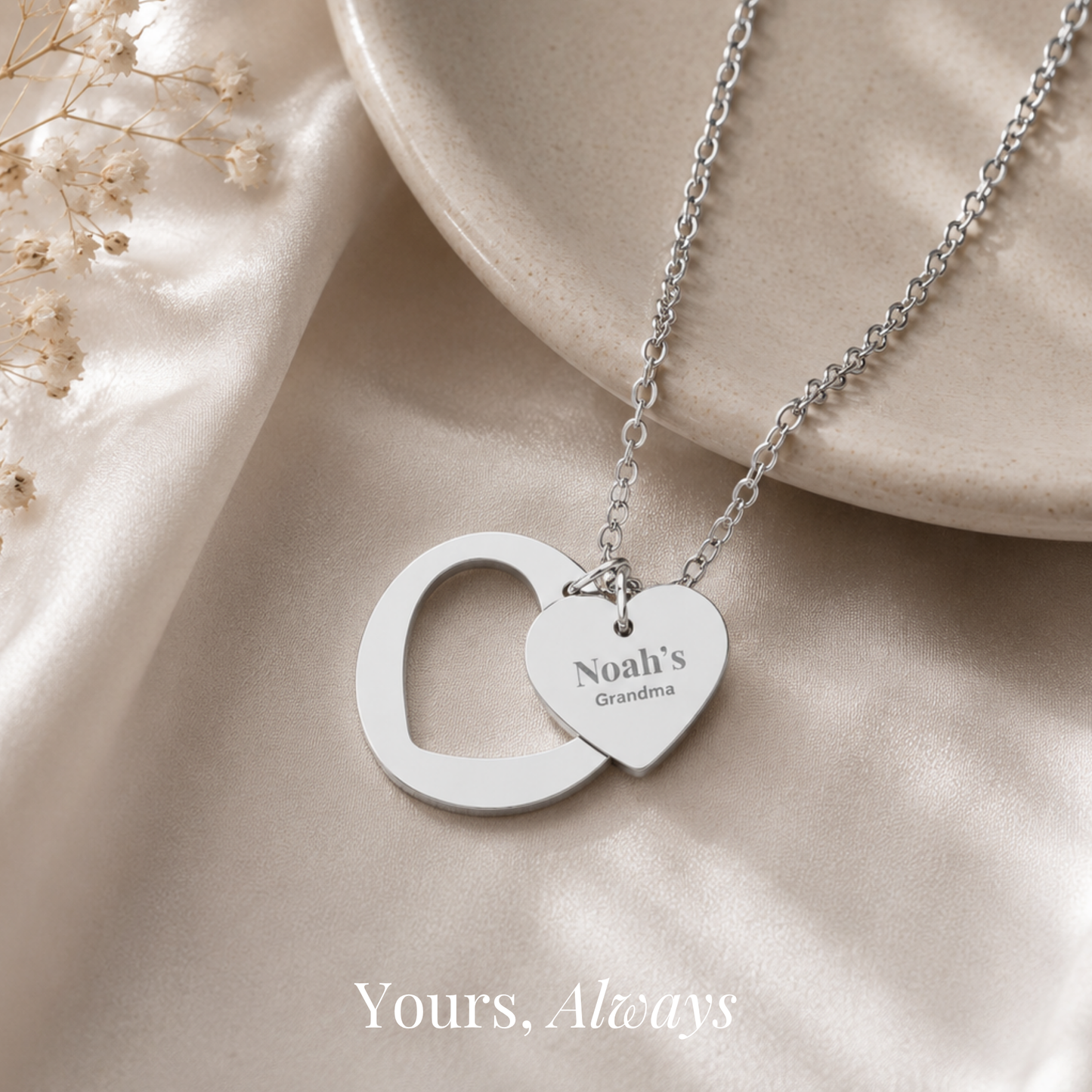 The Grandma Heart Necklace