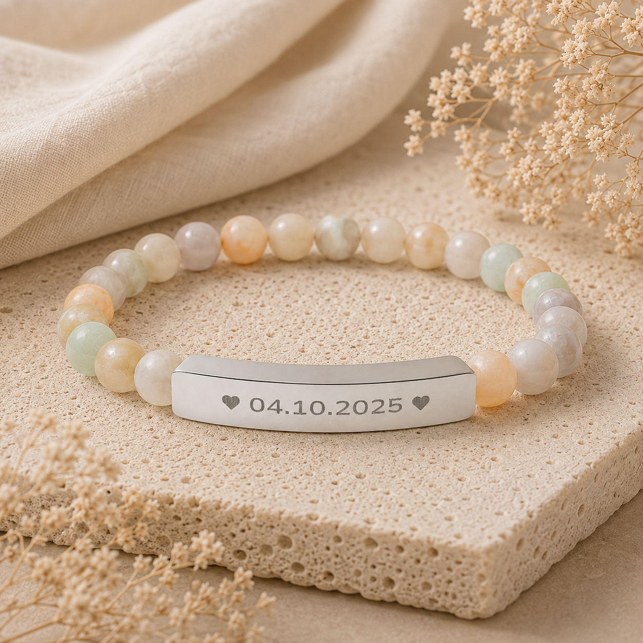 The Angel Date Beaded Bracelet