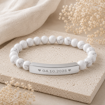 The Date We Hold Beaded Bracelet