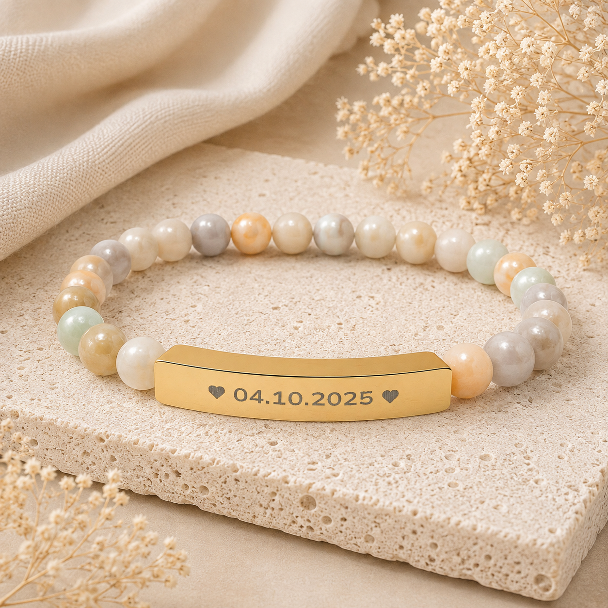 The Angel Date Beaded Bracelet