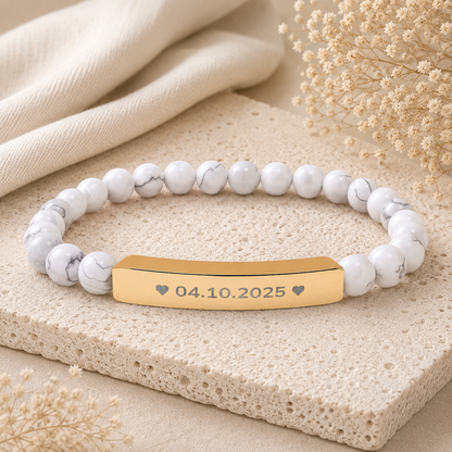 The Date We Hold Beaded Bracelet