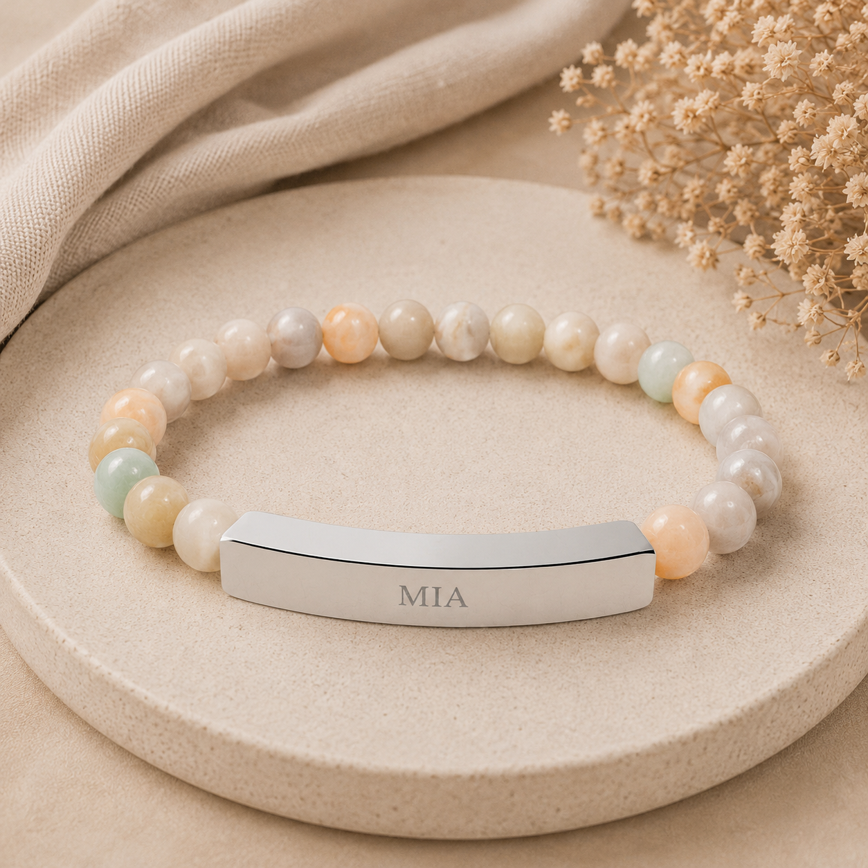 The Name That Matters Beaded Bracelet