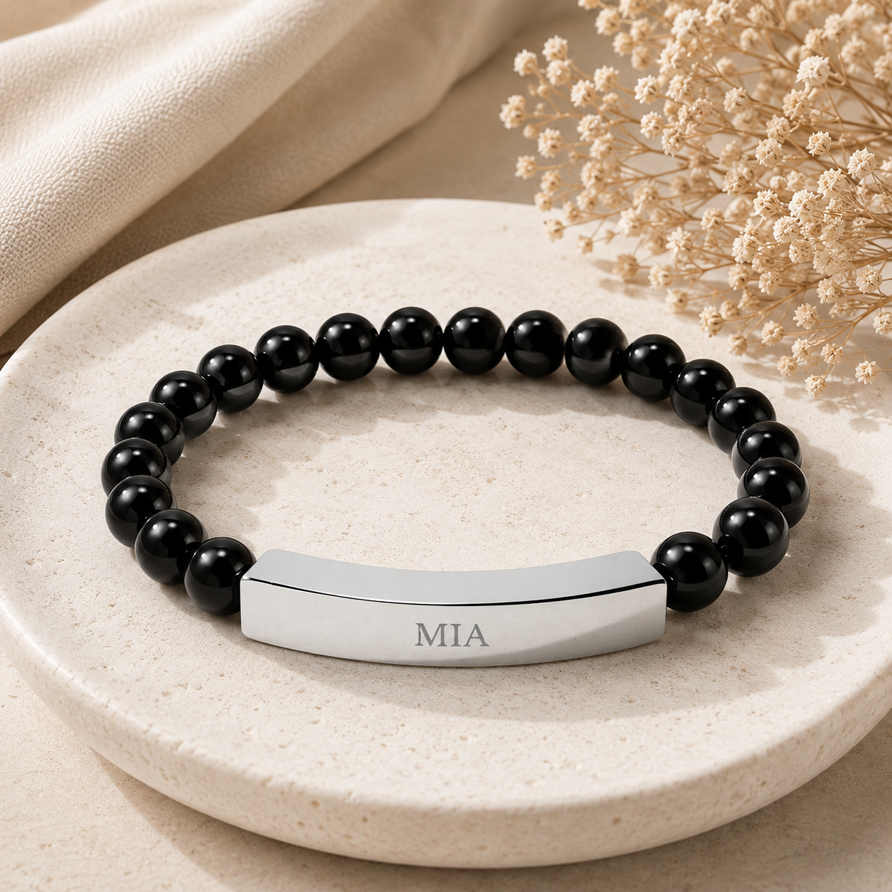 The Name That Matters Beaded Bracelet