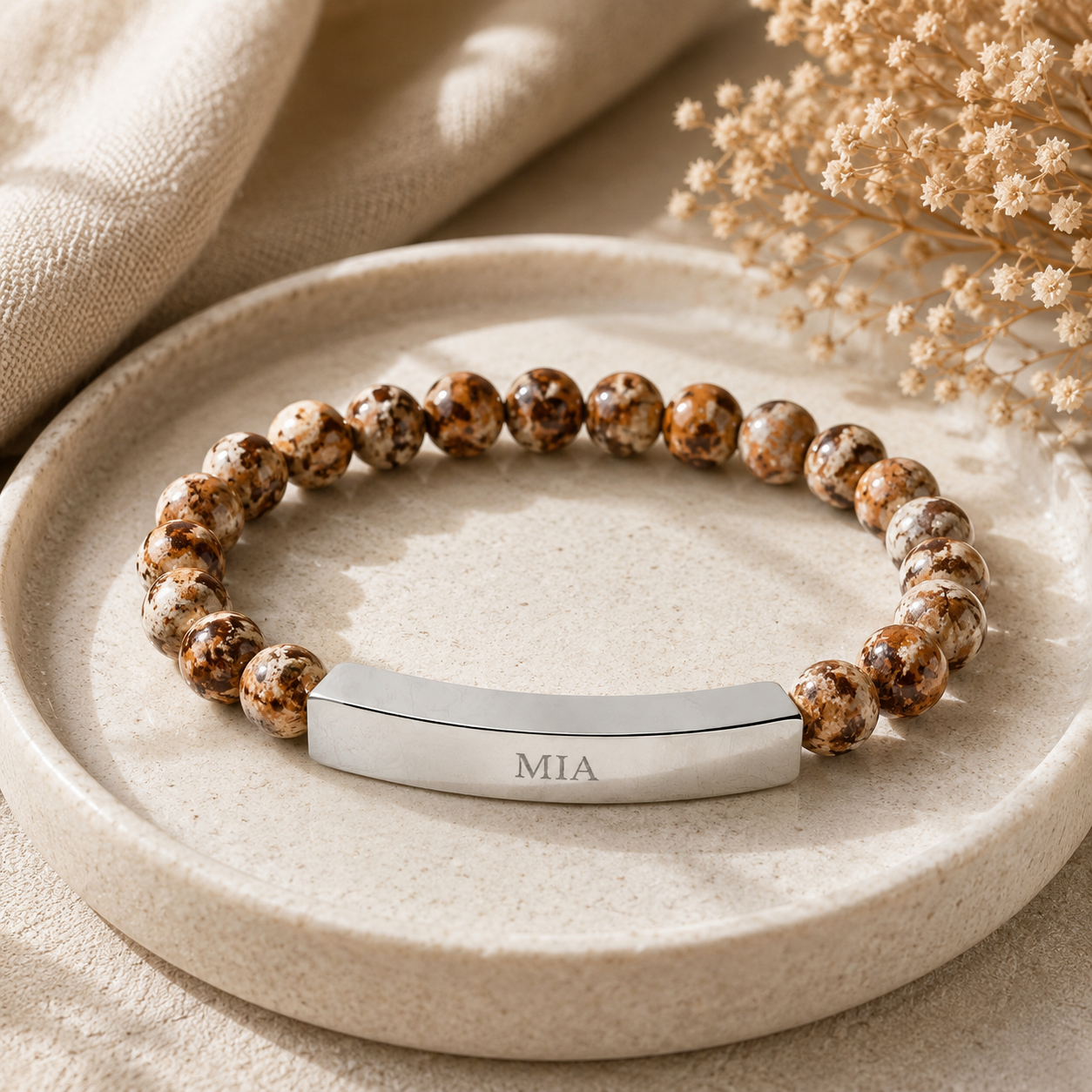 The Name That Matters Beaded Bracelet