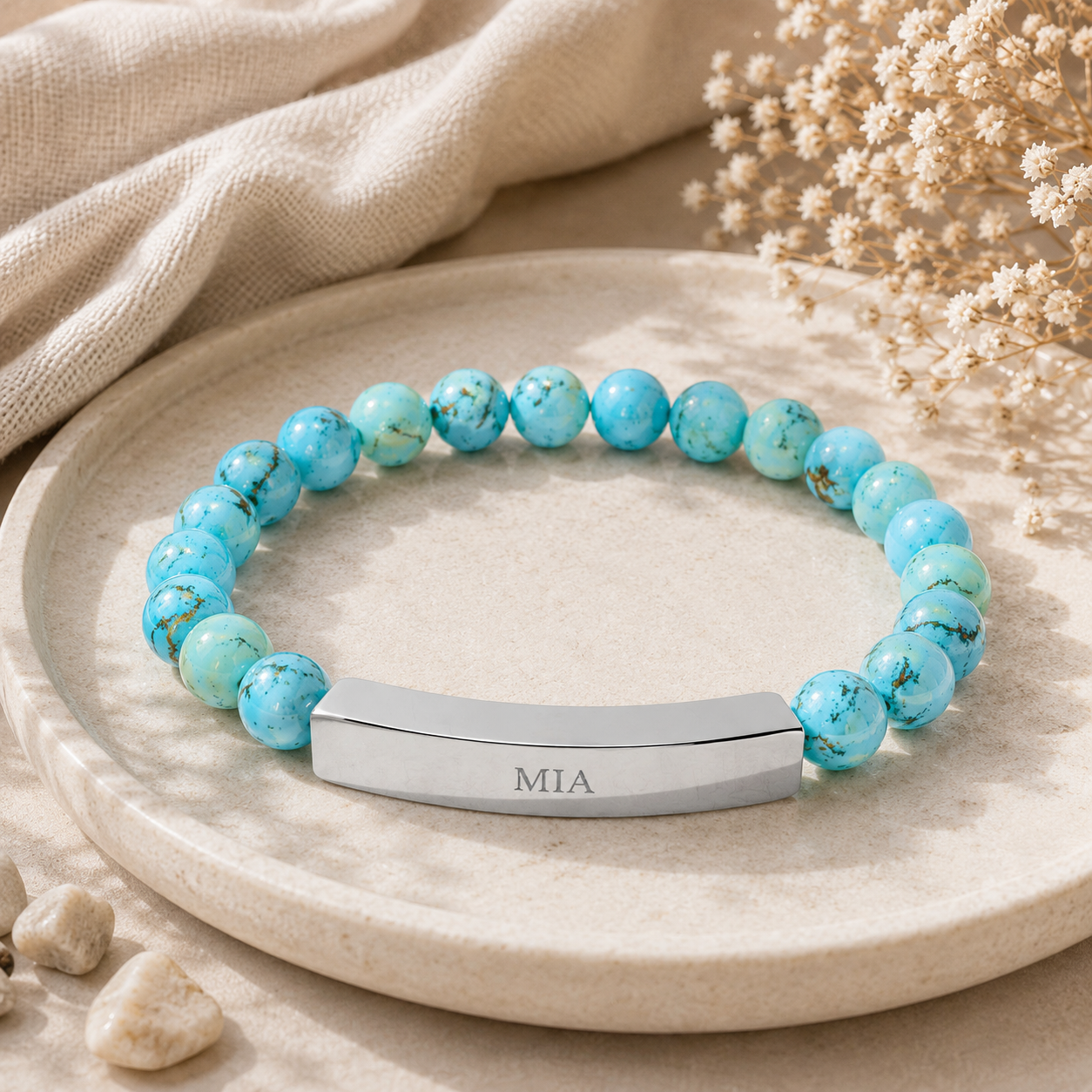 The Name That Matters Beaded Bracelet