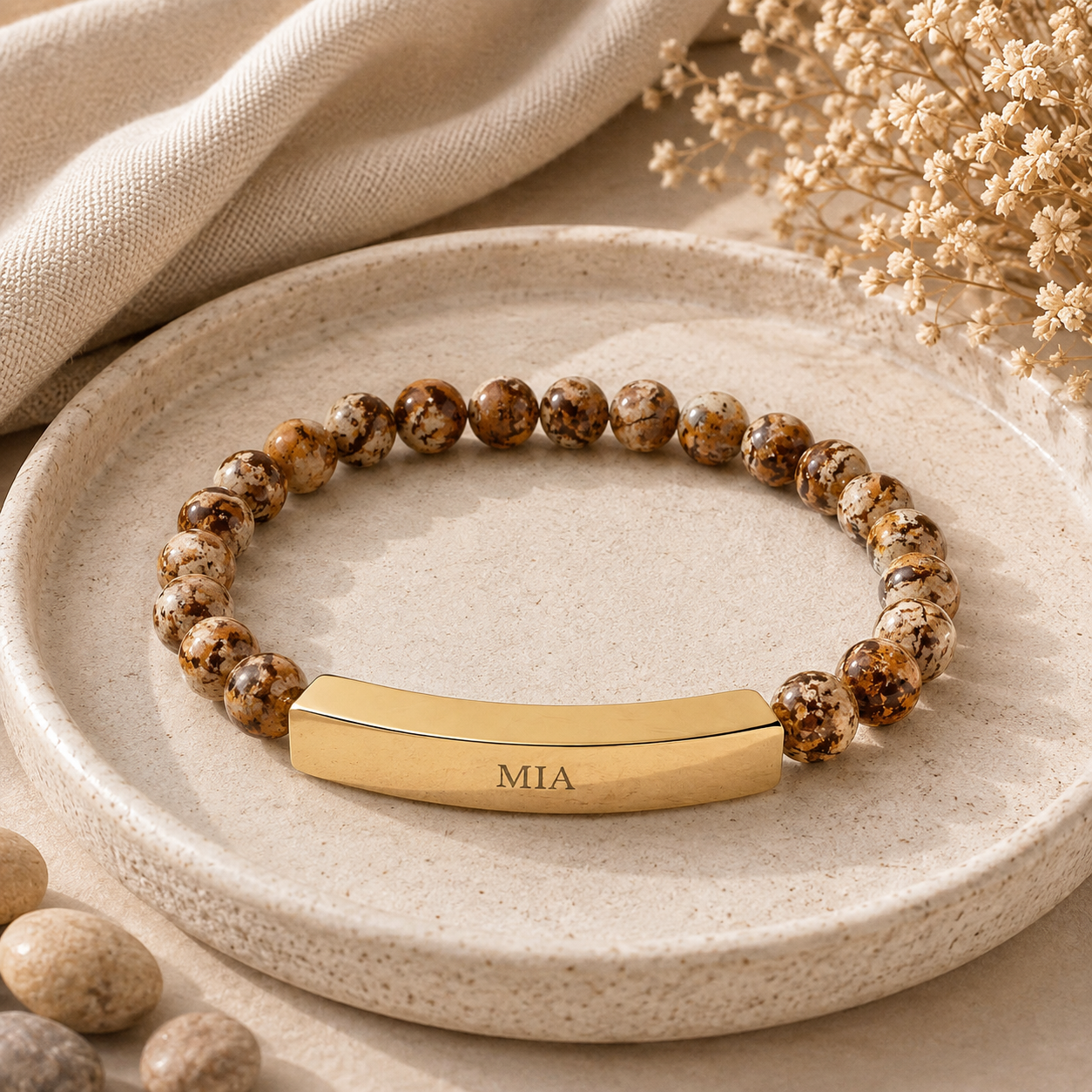 The Name That Matters Beaded Bracelet