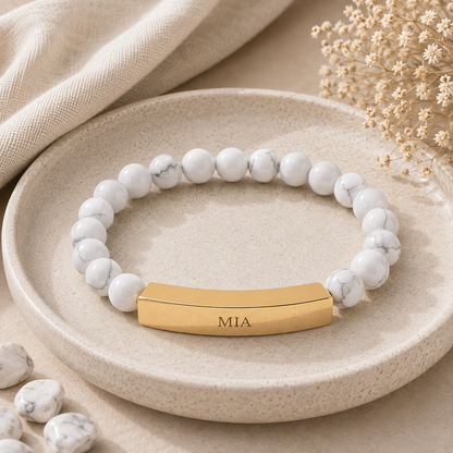 The Name That Matters Beaded Bracelet