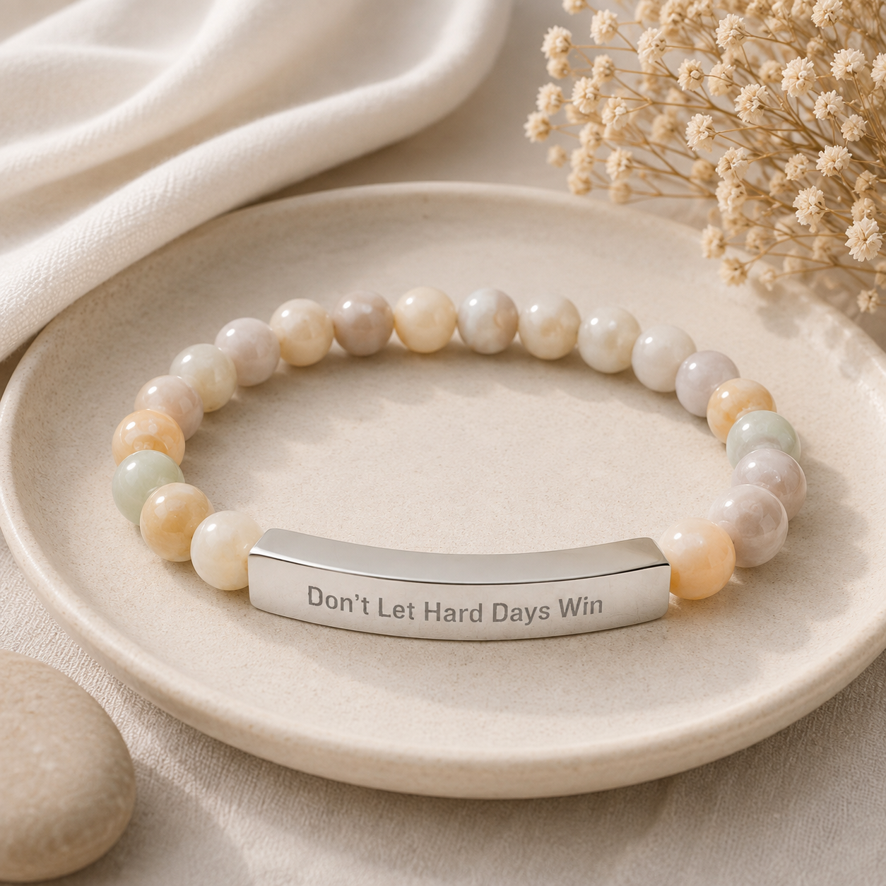 The Keep Going Beaded Bracelet
