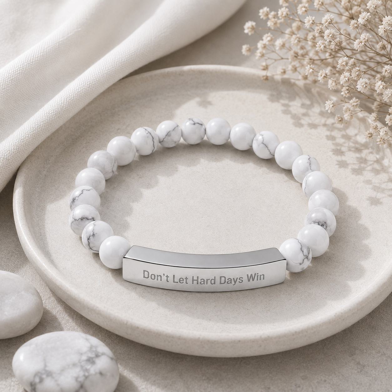 The Keep Going Beaded Bracelet
