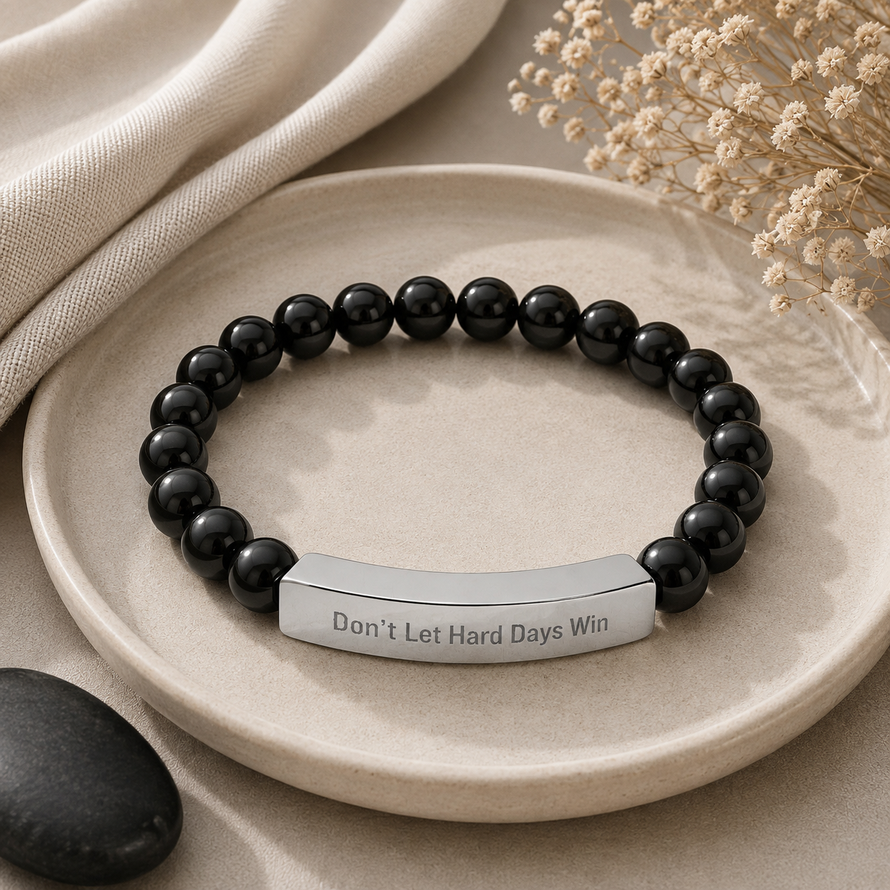 The Keep Going Beaded Bracelet